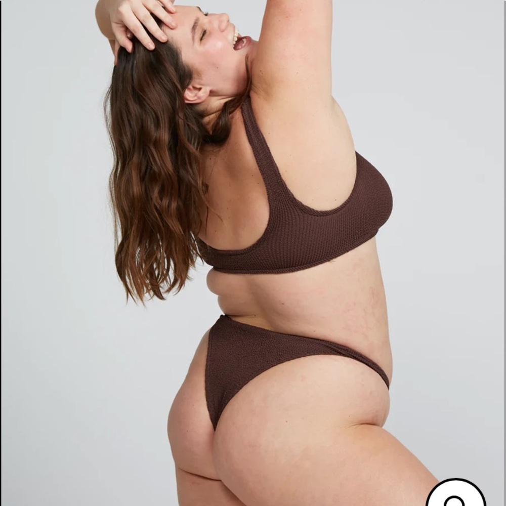 YOUSWIM Eva Cheeky Two Piece swimsuit in Espresso.